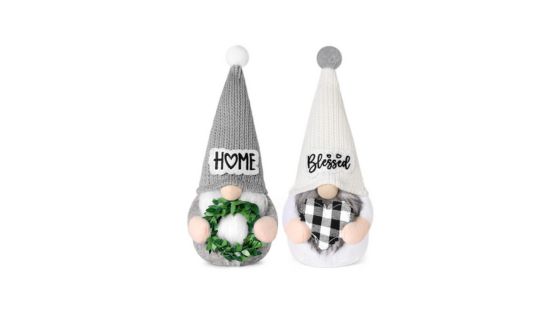 Upltowtme Farmhouse Crochet Gnomes Spring Blessed Home