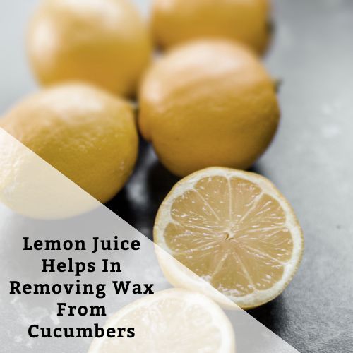 lemon juice rub